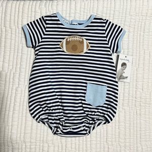NWT Football Bubble Romper